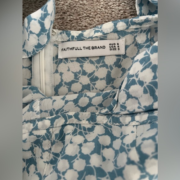 Faithfull The Brand Marija Jumpsuit Riviera Blue - Picture 7 of 7